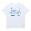 Puma Manchester City 20/21 Winner T-shirt 'white'