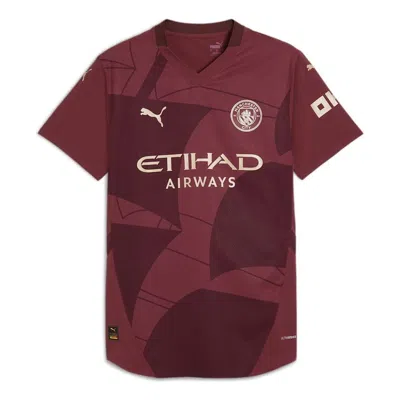 PUMA PUMA MANCHESTER CITY 24/25 AUTHENTIC THIRD FOOTBALL JERSEY 'DARK JASPER'