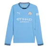 Puma Phil Foden Light Blue Manchester City 2024/25 Home Replica Long Sleeve Player Jersey In Blue
