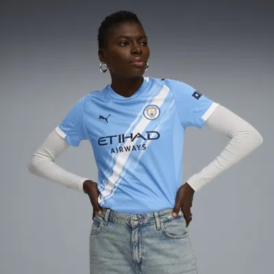 Puma Manchester City 25/26 Home Soccer Jersey Women In Blue