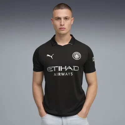 Puma Manchester City 25/26 Replica Away Soccer Jersey Men In Black