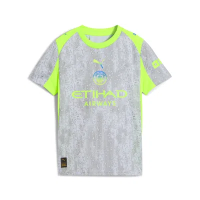 Puma Kids' Manchester City 25/26 Third Jersey Youth In Gray