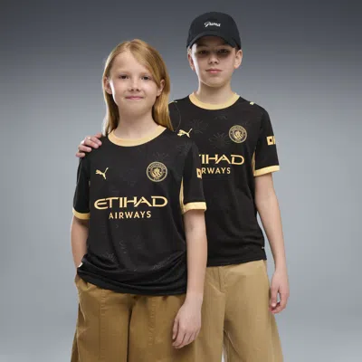 Puma Manchester City Away Big Kids' Soccer Jersey In Black