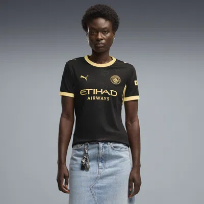 Puma Manchester City Away Women's Soccer Jersey Shoes In Black