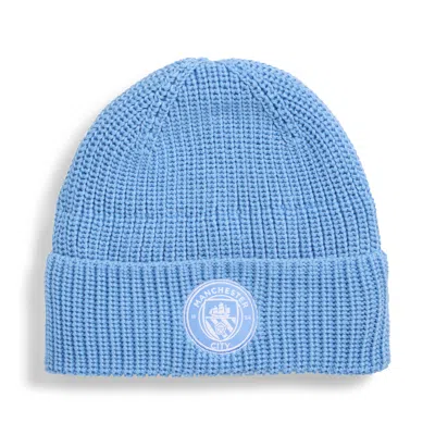 Puma Manchester City Essentials Beanie Hat In Multi