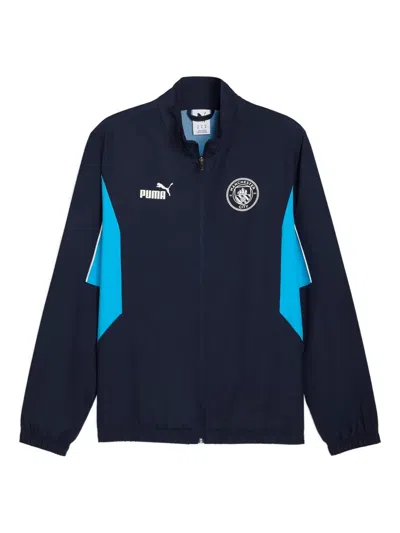 Puma Manchester City Football Archive Jacket In Blue