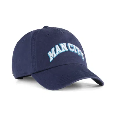 Puma Manchester City Ftblculture Adjustable Hat In Blue
