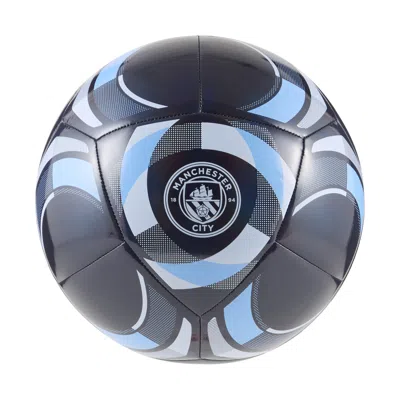 Puma Manchester City Ftblculture Soccer Ball In Blue