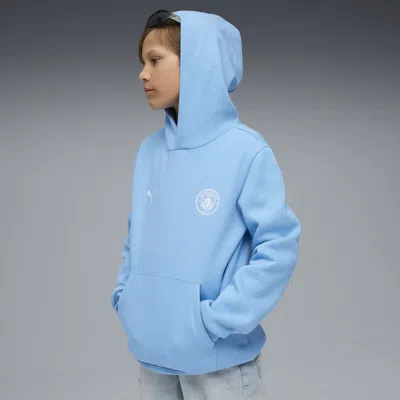 Puma Manchester City Ftblessentials Hoodie Big Kids