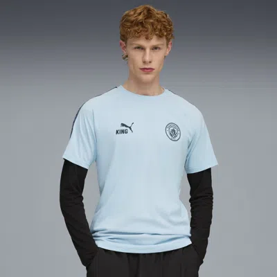 Puma Manchester City King T-shirt Men In Blue