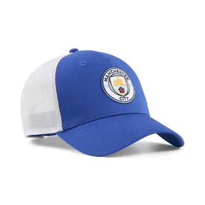 Puma Manchester City King Trucker Hat In Blue