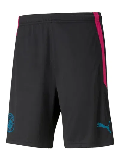 Puma Manchester City Track Shorts In Gray