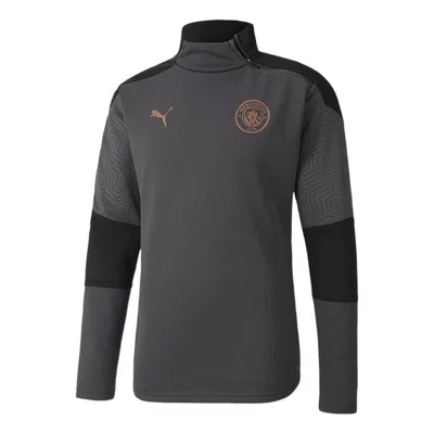 Puma Manchester City Training Sweater 'grey' In Gray