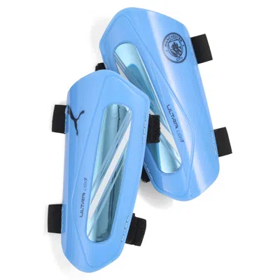 Puma Manchester City Ultra Soccer Shinguards Shoes In Multi