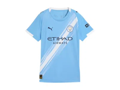 Pre-owned Puma Manchester City Women's '25/'26 Home Jersey In Team Light Blue/white