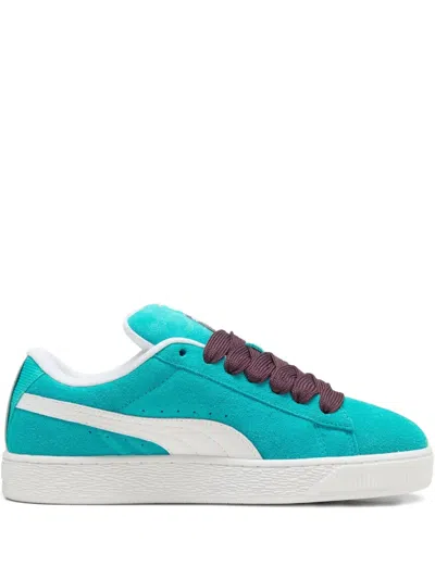 Puma Mapf1 Suede Xl "sheen Green/white" Sneakers In Blue