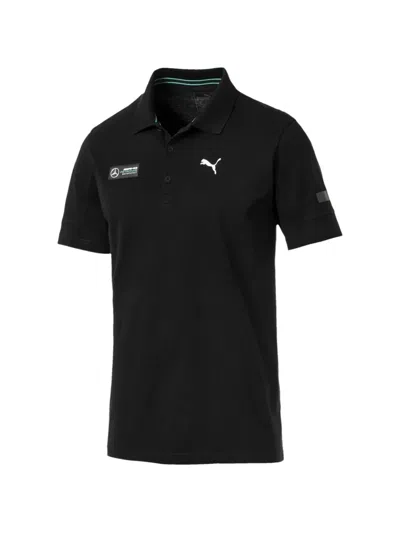 Puma Mapm Mercedes Polo Shirt In Black