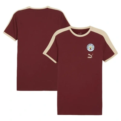 Puma Maroon Manchester City Ftblheritage T-shirt