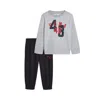 Puma Matching Sets Toddlers' Cotton Fleece Sweatshirt And Joggers In Multi