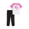 Puma Matching Sets Toddlers' T-shirt And Fleece Joggers Pant In Multi