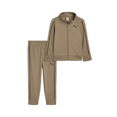 Puma Babies' Matching Sets Toddlers' Track Jacket And Joggers In Brown