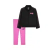 Puma Matching Sets Toddlers' Track Jacket And Leggings In Black