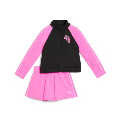 Puma Babies' Matching Sets Toddlers' Track Jacket And Skort In Black