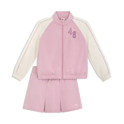 Puma Babies' Matching Sets Toddlers' Track Jacket And Skort In Multi