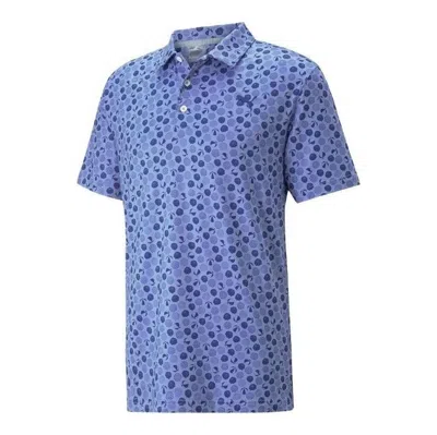 Puma Mattr Beach Trip Polo Shirt 'blue'