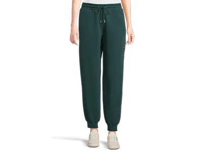 Puma Maximal Metallic Comfort Fleece Sweatpants In Blue