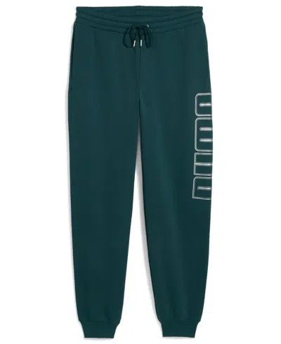 Puma Maximal Metallic Sweatpants Fl In Green