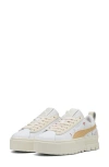 Puma Mayze Classic Platform Sneaker In White