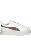 Puma Mayze Glow-up Sneakers In White-vapor Gray