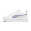 Puma Women's Mayze Glow Up Sneakers In White-feather Gray