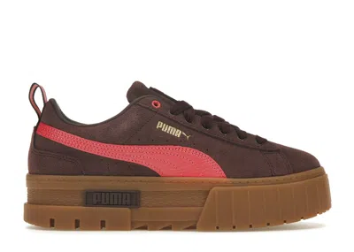 Pre-owned Puma Mayze Gum (women's) Sneakers In Brown/fudge