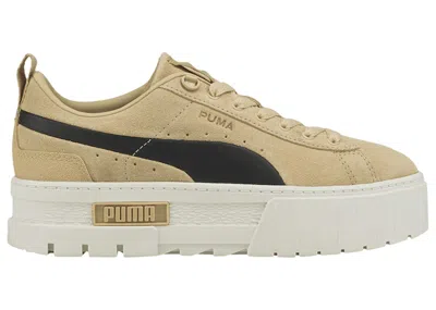 Pre-owned Puma Mayze Infuse (women's) Sneakers In Pebble/tan