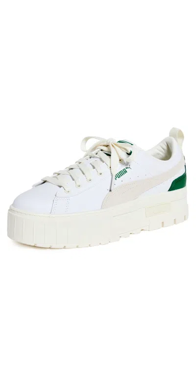 Puma Mayze Leather Sneakers White-vine