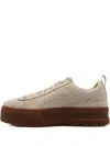 Puma Mayze "oatmeal" Sneakers In Gold