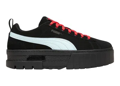 Pre-owned Puma Mayze Sd Dua Lipa (women's) Sneakers In  Black/blue Glow