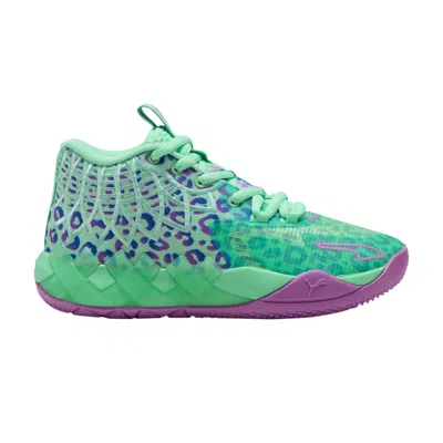Pre-owned Puma Mb.01 Big Kid 'alien Safari' | Green | Kid's Size 4.5