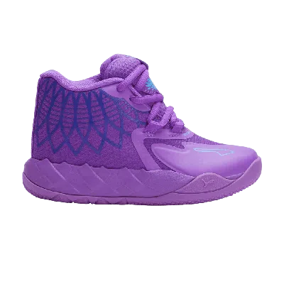 Pre-owned Puma Mb.01 Little Kid 'queen City' In Purple