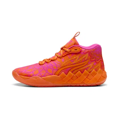 Puma Mb.01234 Mash-up Basketball Shoes In Orange