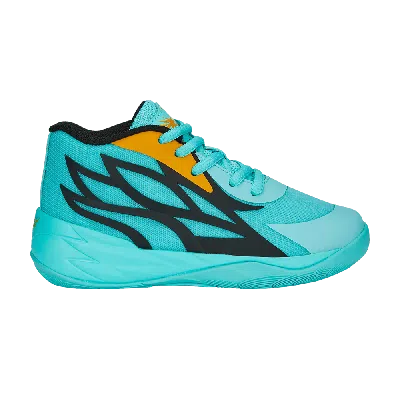 Pre-owned Puma Mb.02 Little Kid 'honeycomb' In Teal