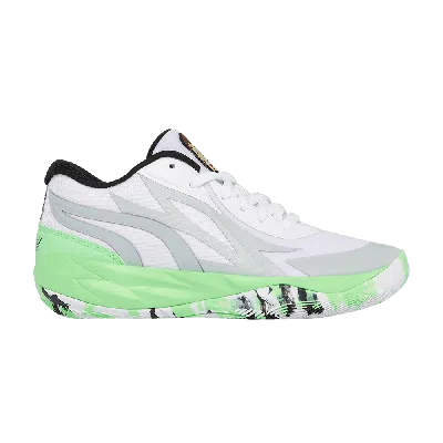 Pre-owned Puma Mb.02 Lo Jr 'lamel-o' In White