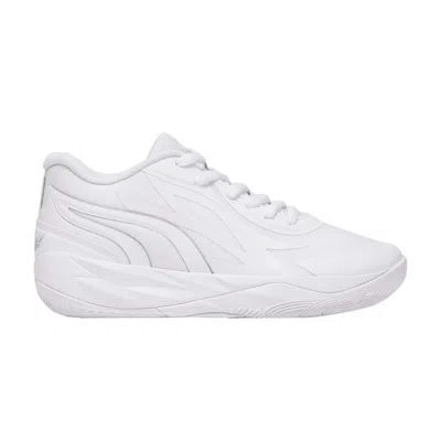 Pre-owned Puma Mb.02 Lo Jr 'triple White' | Kid's Size 6