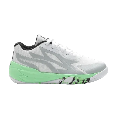 Pre-owned Puma Mb.02 Lo Little Kid 'lamel-o' In White