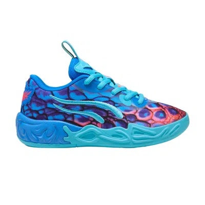Pre-owned Puma Mb.04 Lo Little Kid 'alien Skins' | Blue | Kid's Size 11