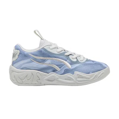 Pre-owned Puma Mb.04 Lo Team Little Kid 'feather Grey' | Kid's Size 1 In Gray