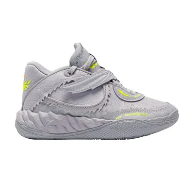 Pre-owned Puma Mb.05 Metallic Ps 'shine' | Grey | Kid's Size 12 In Gray
