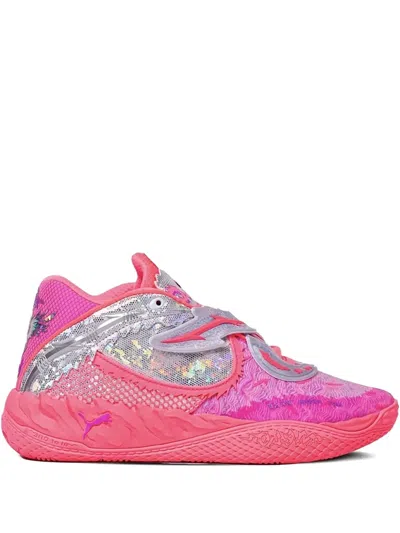Puma Mb.05 World Tour Basketball Shoes Unisex In Pink